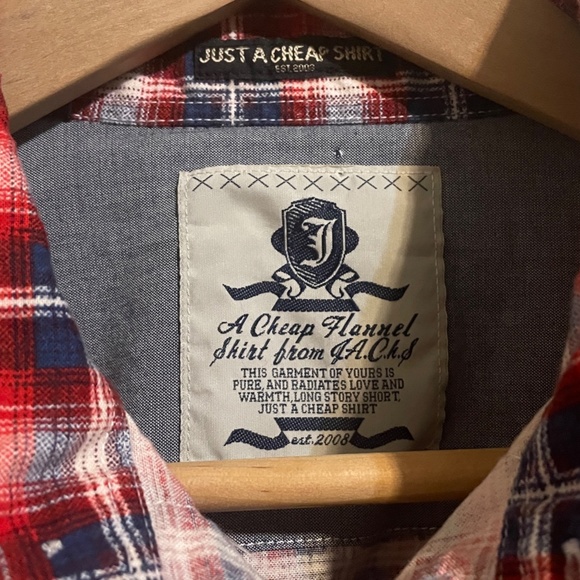 Jachs plaid western flannel shirt - Medium - Picture 3 of 6